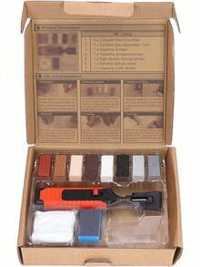 EstiloJuego De ReparacióN De Azulejos, Pluma De CalefaccióN EléCtrica, Bloque De Cera, Esponja, Brechas De Grietas, Herramientas De ReparacióN Para RestauracióN De PorcelanaVersióN Mejorada - 1 - Ver 1