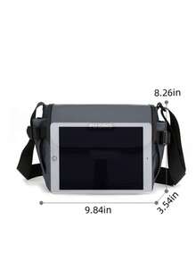 Men's Fashion Shoulder Bag, Messenger Bag, Large Space File Backpack For Commuting Phone Bag - Multicolor - View 3