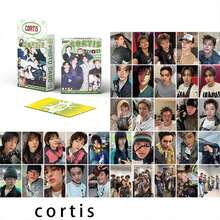Bộ 55 thẻ ảnh LOMO của CORT1S, Album mới của CORT1S "COLOR OUTSIDE THE LINES" | GO!, What You Want | (M/A/RTIN, JAMES, JUHOON, SEONGHYEON, KEONHO) Thẻ quà tặng dành cho người hâm mộ, Thẻ kỷ niệm thần tượng hai mặt - Nhiều màu - Xem 5