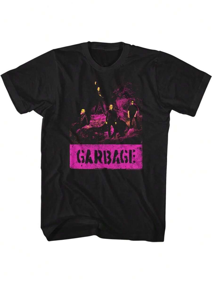 Trash Grunge Music T-Shirt - Black - View 1