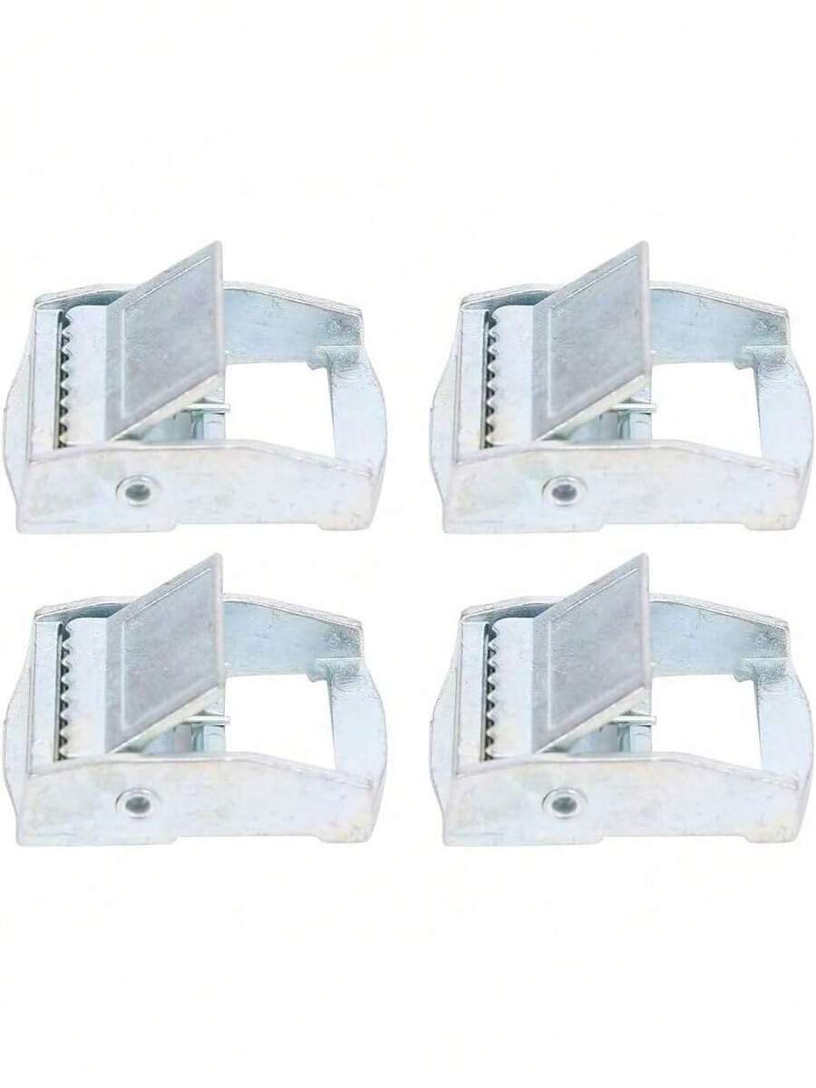 Estilo4 Uds., Hebilla de aleaci¨ ®   n de zinc, hebilla con aleta de leva, hebilla de embalaje, mosquet¨ ®   n para correa de carga de amarre resistente(25mm)Versión mejorada - 1 - Ver 1