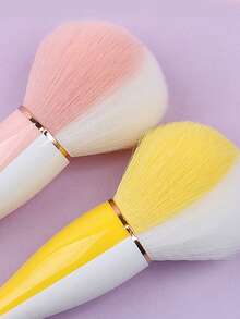 1pc Large Fluffy Powder Brush, Makeup Brush For Blush, Foundation, Loose Powder, Soft Bristles, Makeup Tool