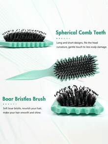 2026 卷发造型梳 - 专为打造男女卷发造型而设计,采用独特的梳齿设计,减少拉扯和头发分离。这款梳子是美发沙龙、美容院和旅行的必备之选,也是旅行度假的理想之选。它能轻柔地塑造自然卷发,减少拉扯。 - 彩色 - 查看 8