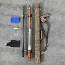 New Handcrafted Gold-Brown Cue Case, 12.5mm Tip, Includes High-Quality Carbon Fiber Billiard Cue Stick, 5-Piece Accessory Set, Meets All Needs - Mocha Brown - View 3