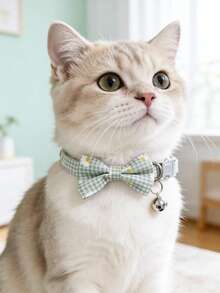 1 Pet Flower Collar Adjustable Neck Circumference Cat Collar Dog Collar Pet Accessories Pet Supplies - Multicolor - View 7