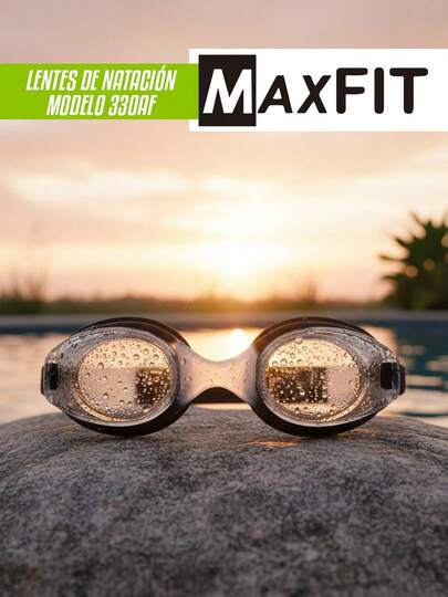 MAXFIT SPORTS Gafas de Natación para Alberca y Mar UNISEX 1 PIEZA MAXFIT 330AF