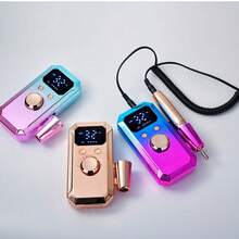 32档可调电动美甲打磨机套装，便携式美甲磨头，含20个砂带、11个磨头、1个陶瓷磨头、1个清洁刷，配备1600mAh大容量电池，续航持久，专业无线美甲凝胶打磨机，居家旅行皆宜，是理想的礼物之选。 - 彩色 - 查看 4