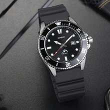CASIO MDV-106-1A Men's Dive Watch, 44mm Black Dial, 200M Water Resistant, Stainless Steel Bezel, Resin Strap Quartz Wristwatch - one-size - View 8