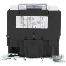 CJX2-6511 Montaje en carril AC Contactor Bobina Industrial Eléctrica 3 postes AC Contactor 220V 65A - Negro - Ver 5