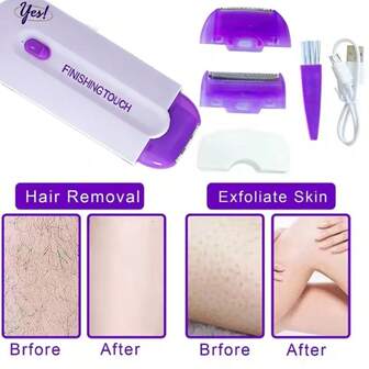 Professionell elektrisk rakapparat/epilator för kvinnor för ansikte, ben, bikinilinje, händer, kropp