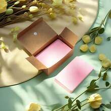 100pcs/Box Blank Memo Cards; Portable Memo Cards - Blank Cardstock - View 2