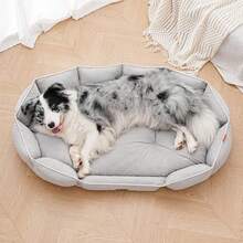 wuyingongfang 1pc Suede Material Rectangular Waterproof Anti-Urine Removable Washable Easy Clean Dog Bed Cat Bed Pet Bed, Wear-Resistant Bite-Resistant Dirt-Resistant Soft Comfortable Dog Bed Cat Bed Bed Mat Pet Mat Dog Bed Cat Bed Pet Bed, Suitable For Large Medium Small Dogs And Cats, Universal For Cats And Dogs, Suitable For Large Medium Small Cats And Dogs, All Season Use For Sleeping, Multiple Colors Available - Multicolor - View 7