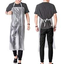 Unisex 47"x27.5" Heavy Duty Transparent PVC Waterproof Dish Washing Aprons - como en la foto - Ver 2