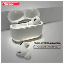 Newmine T5S In-Ear Bluetooth Earphones: Long Battery Life, Touch Controls, Comfortable Fit, Type-C Interface, Imperceptible Latency, Ergonomic Design, Bluetooth V5.3 Chip. - White - View 2