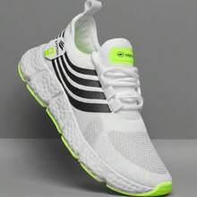 Men's Fast Lightweight Original Adult Sports Shoes For Gym, Training, Running - Affordable - trắng - Xem 5