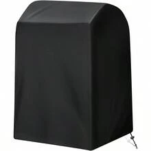 Funda para Parrilla de Gas Resistente al Agua Resistente a los Rayos UV para Nexgrill Brinkmann  Char-Broil y más S: 32" W x 26" D x 40" H - Plateado - Ver 1