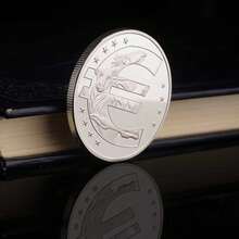 1/2/5pcs Commemorative Silver-Plated European Union Coins, Collectible Coins - Silver - View 7