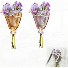 Wearable Flower Bouquet Clip Artful Flower Vase Brooch DIYFlower Bouquet Brooch Insert Real or Dried Flowers Women's Brooches and Pins for Dress Suit Clothes - 2 unidades - Ver 1