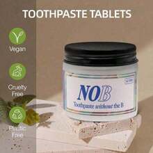 Solid Toothpaste Nobs Without The BS Tablets Flavors Teeth Breath Mouthwash Smoke Remove Bad Whitening Fresh Charcoal Stains - Default - View 3
