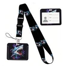 Animal Collection The Vertical Card Holder Horizontal Card Neck Strap Lanyards For Keys Keychain Badge Pass Hang Rope - Multicolor - View 71