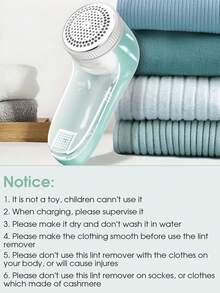 1pc 500mAh Rechargeable Electric Fabric Shaver, Clothes Defuzzer, 5W High Power For Efficient & Quick Lint Removal, Supports Wireless Operation. - Multicolor - View 11