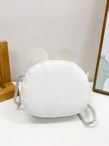 1个少女PU皮革拉链可爱卡通迷你斜挎包，适合日常使用 - A - 查看 8