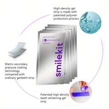 14对/28片紫色牙齿美白贴，深层清洁，口腔护理，美白牙齿，清新口气，适合旅行和居家使用 - 紫色牙貼-14對 - 查看 6