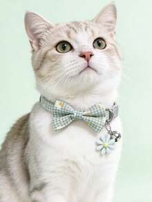 1 Pet Flower Collar Adjustable Neck Circumference Cat Collar Dog Collar Pet Accessories Pet Supplies - Multicolor - View 12