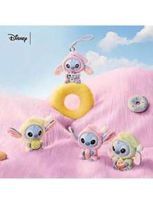 (Disney Licensed) 1 Stitch: No Matter How Tired You Are, You Still Need To Take A Bite. This Series Includes Plush Toys, Blind Bags, And Collectible Toys. Stitch Is Holding A Donut, Bubble Tea, And Pineapple Ice Cream, With A Very Cute Design. - Multicolor - View 5