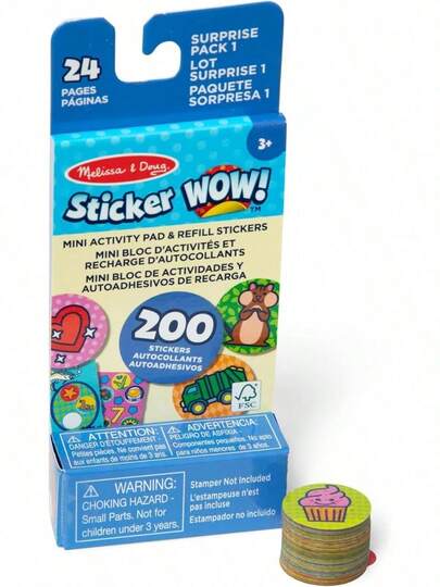 EstiloTendenciaPegatina  & Doug ¡Guau! Minibloc De Actividades Y Recarga De CalcomaníAs - Sorpresa 1Calidad PremiumVersióN Mejorada