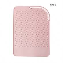 1/2 Hot Styling Tool Pad, Universal Size Straightener And Curling Iron Insulation Pad, Suitable For Storage And Travel Use. Heat Resistant Silicone Hair Styling Pad Storage Insulation Pad, Suitable For Silicone Insulation Pads For Straighteners, Flat Permers, Curling Irons, And Irons. With This Anti Slip Silicone Insulation Pad, You Can Protect Your Styling Tools And It Is Suitable For Scenarios Such As Traveling, Hotels, Commercial Makeup Bags, Etc - 彩色 - 查看 14