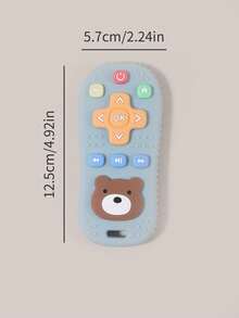 Baby Silicone Teething Toys, Infant Remote Control Shaped Teether - Multicolor - View 2