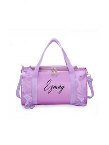 This Mini Casual Multi-Functional Travel Bag Is Printed With Cute Cartoon Bear And Panda Patterns, Made Of Nylon Material With Zipper Closure. It Can Be Handheld, Shoulder-Carried Or Cross-Body Worn. There Are Also Latin Ballet Bag And Gym Bag Options Available. Customized Packaging With Personalized Name Or Holiday Greetings Can Be Provided. - Handbag - View 10