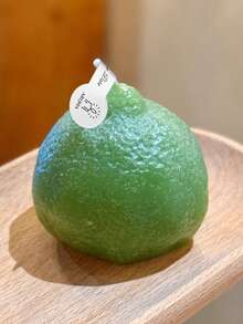 1pc Lemon Scented Candle, Long-Lasting Lemon Fragrance, Small Home Decor Candle, Suitable For Valentine's Day, Wedding, Birthday Gift, Bedroom, Bathroom, Elegant Gift Choice, For Celebration Events, Holiday Decoration, Also As Art Candle - Various Fragrances - View 5