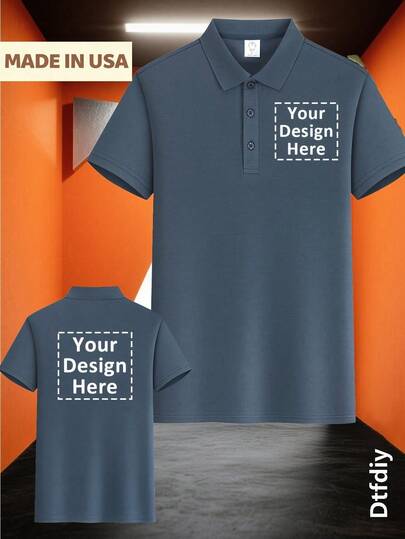 Camisa polo de oficina exclusiva con logotipo bordado de la empresa | 100% poliéster transpirable para uso laboral | Pedidos a granel para equipos y empresas