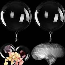 50 Globos Bobo Globos Burbuja Ballón Pvc Transparente 18in UCPW - Claro - Ver 7