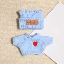 1套6.69英寸娃娃服装，兼容第一代、第二代和第三代娃娃；1套装饰品——时尚帽子和毛衣套装，适合6.69英寸娃娃；可爱的BuLabu配件，可用于玩耍和展示（不含娃娃）。 - 彩色 - 查看 10