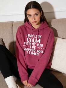 "I May Look Calm" Vinyl Iron-On Transfer Decals For T-Shirts, DIY Clothing, Pillow Decor & Textile Crafts, Mixed Color Heat Press Stickers Pack