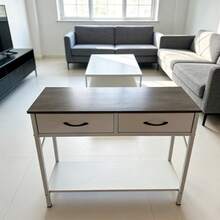 Mesa Auxilia Mesa De Noche Buros Modernos Buros De Madera Sencillos - Negro - Ver 1
