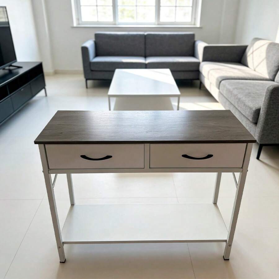 Mesa Auxilia Mesa De Noche Buros Modernos Buros De Madera Sencillos - Negro - Ver 1