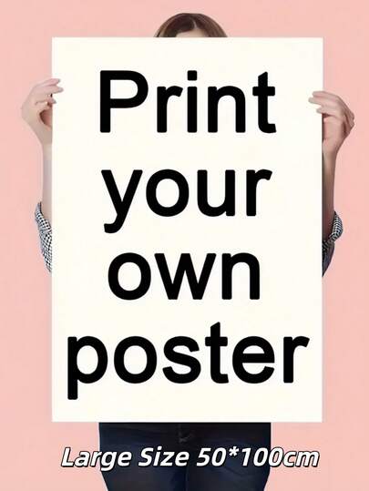 1 stuk groot, gepersonaliseerd fotocanvas voor aan de muur - Lijstloze wanddecoratie, gepersonaliseerde familie- en huisdierportretten, verkrijgbaar in klassieke en moderne stijlen, ideaal voor het decoreren van huis, kantoor, woonkamer en slaapkamer.