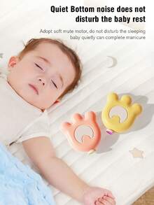 1 pieza Recortador y cortaúñas automático y suave compatible para niños, con múltiples cabezales de pulido, herramienta de aseo - Ayuda para pedicura y manicura - Multicolor - Ver 3