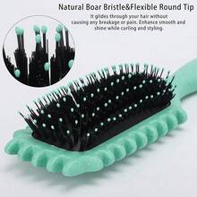 Hair brushes-EU+UK 2026新款卷发梳 - 专业卷发造型工具，符合人体工学的手柄，防毛躁，易于梳理，边缘提拉设计，打造完美卷发，适合所有发质，由Candybrush设计 - 彩色 - 查看 8