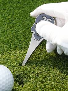 Herramienta de divot de golf 1-en-1 - Diseño de calavera - Marcador de bola de golf con clip para gorra - Accesorio duradero para el campo de golf - Regalo ideal para golfistas - Compacto y portátil para uso al aire libre - Herramienta de mantenimiento del campo de golf, herramienta de reparación de golf, accesorios de bolsa de golf, reparación de golf, conjunto de regalo de golf perfecto - Multicolor - Ver 8