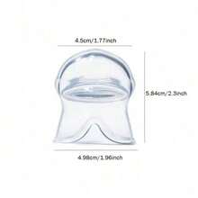 Silicone Anti-Snoring Tongue Cover:  Sleep Aid For Snoring Relief, Unisex Design - Transparent - View 5
