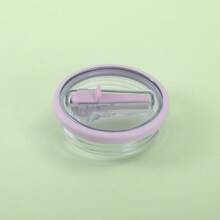 Spout Lid Seal Transparent Lid Plastic Cup Lid Threaded Lid Straw Ice Cup Lid Accessories Universal Lid - Purple - View 3