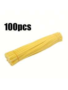 100支蓬松清洁棒，柔软毛绒工艺棒，适用于DIY花束、插花、儿童学校美术项目、派对装饰、毕业典礼、婚礼、生日礼物、母亲节、圣诞节和其他节日DIY工艺品。 - 彩色 - 查看 21