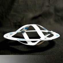 Anti-Gravity UFO Levitation Disc - Floating Saucer Party Game, Stable Levitation Effect, No Power Needed, Self-Assembly Required, Interlocking Toy Set, Suitable For Various Holiday Parties And Magic Shows - Plastic Structure, Indoor/Outdoor Use - UFO Decor And Interactive Entertainment Toy, Holiday Display, Vibrant Colors, Easy To Install, Levitation Device. - Multicolor - View 3