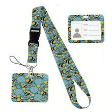 Animal Collection The Vertical Card Holder Horizontal Card Neck Strap Lanyards For Keys Keychain Badge Pass Hang Rope - Multicolor - View 162