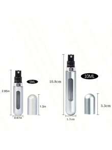 5/10ml Perfume Atomizer Spray Bottle, Single Packaging, Shiny Pink Perfume Bottle Spray Fragrance Pump Atomizer Bottle, Suitable For Travel, Living Room, Bedroom, Bathroom, House Decor, Travel Accessories, Wedding, Party, Birthday, Gifts For Men, Mom, Dad, Friends, New Year, Accessories, Fun Gifts UCGJ - 彩色 - 查看 6